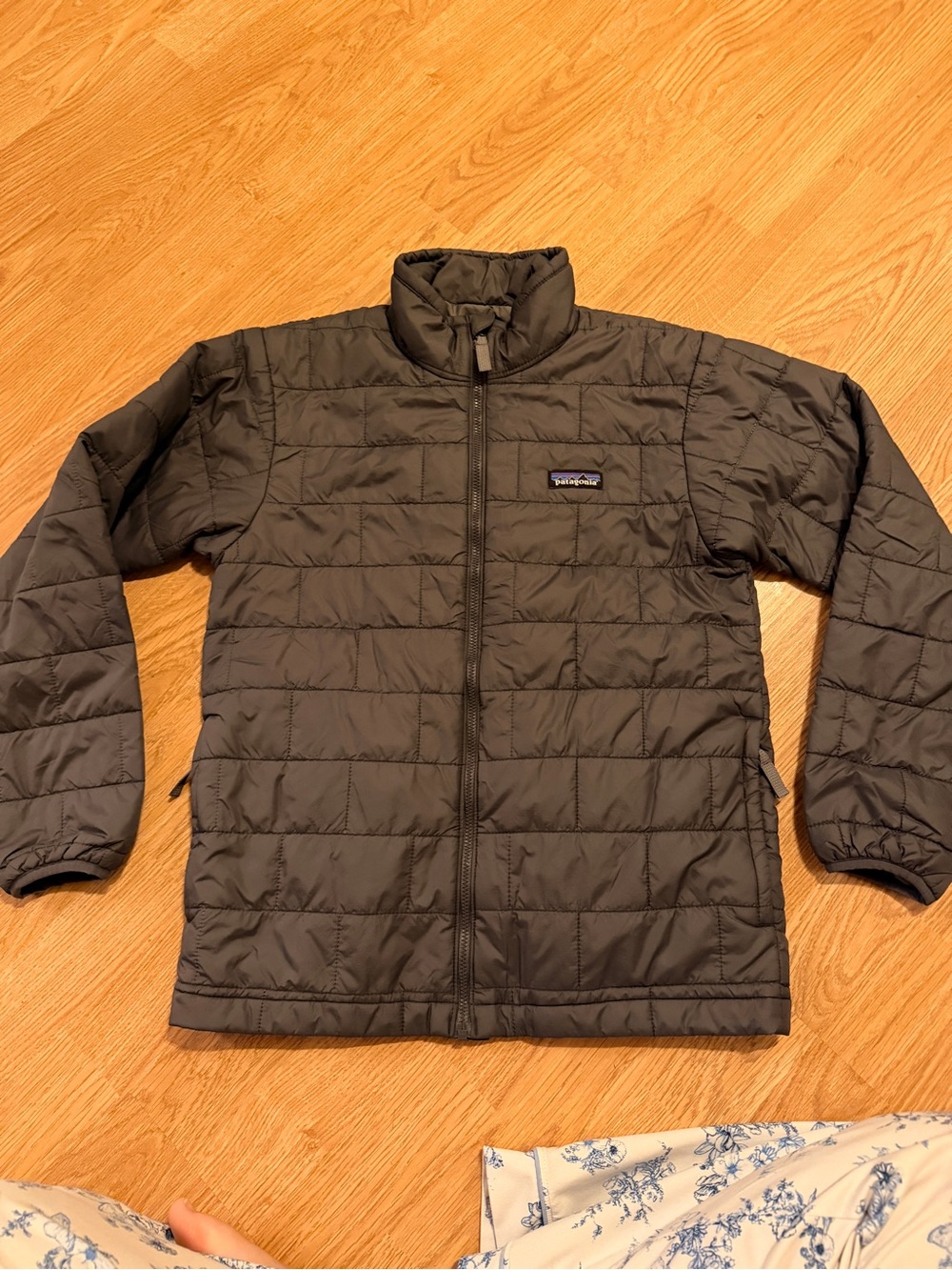 Patagonia Boys Lg Black Nano Puff Brick Jacket